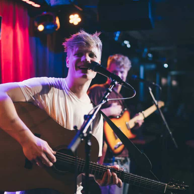 Foto von Finn und Jonas live